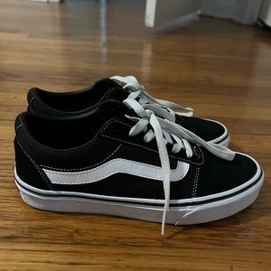 Black Suede Vans | Old Skool Shoes